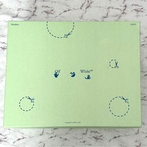 Off-White Spring Green Gift Shoe Box Designer Luxury Display Box Virgil Abloh
